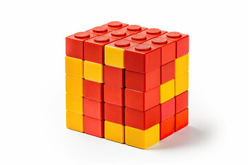 blocks isolated created with Generative AI technology