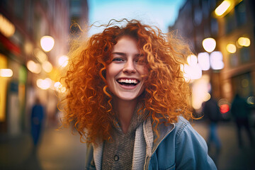 Embracing the Urban Beat: Woman's Thrilling Encounter. Generative AI