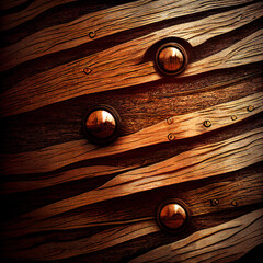 Brown wooden  surface with natural lighting