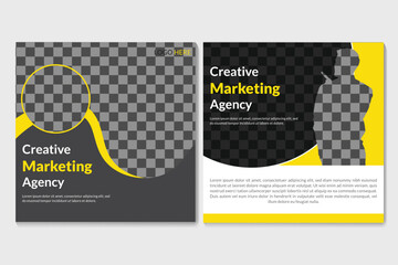  Digital marketing agency social media post,banner, instagram ads and facebook post   template design