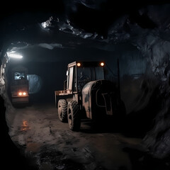 Fototapeta na wymiar The Mine Activity