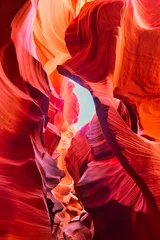 Stof per meter antelope slot canyon near page in arizona usa - art and travel concept © emotionpicture