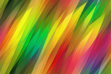 Beautiful seamless texture of multi colored background. Seamless abstract watercolor geometric shapes, curved lines, gradient spectrum. Generative AI