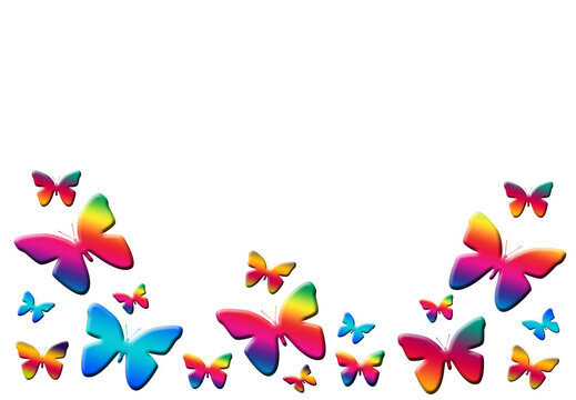 butterflies design over a transparent background. png file available.
