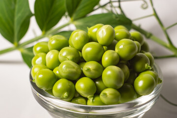 bowl of green peas