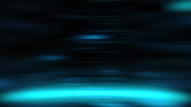 Abstract blurred UFO lights. Motion. Colorful blinking light flared of an extraterrestrial ship.