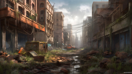 Destroyed City