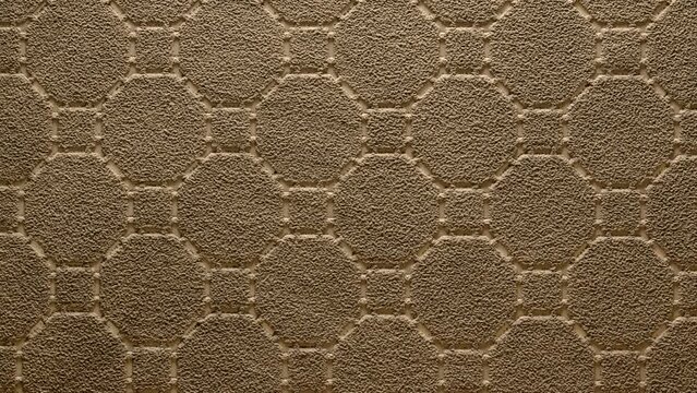 Geometric texture of gold wallpaper for background.