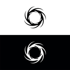 Circle vector logo template illustration design