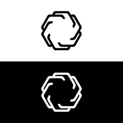 Circle vector logo template illustration design