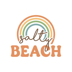 Salty beach