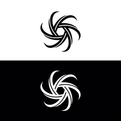 Circle vector icon logo illustration design