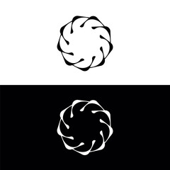 Circle vector logo template design . Circle icon logo