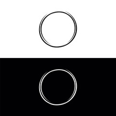Circle vector logo template design . Circle icon logo
