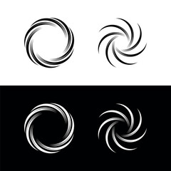 Circle vector logo template illustration . Circle icon design