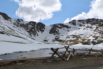 Summit Lake Mount Evans Colorado 