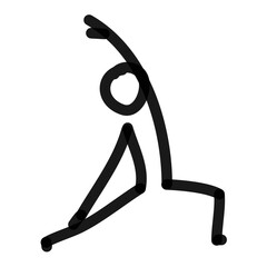 Reverse Warrior Viparita Virabhadrasana pose