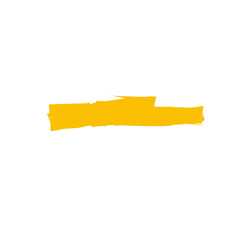 yellow brush stroke highlight marker
