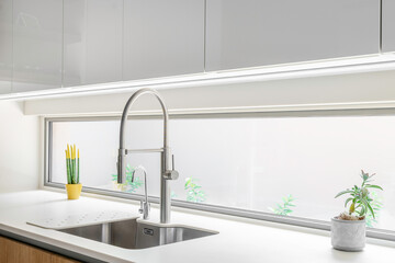 Interior photos of modern kitchen 