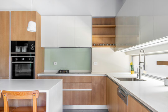 Interior photos of modern kitchen 