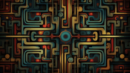 Abstract dark background, Generative Ai