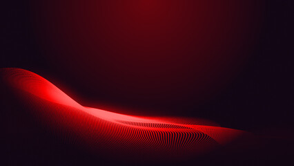 Abstract dot red purple gradient wave texture technology background.