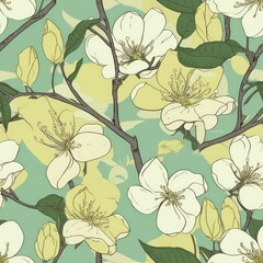 Blossoming Pear Symphony - Generative AI