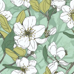 Blossoming Pear Symphony - Generative AI
