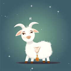 Free vector flat eid al-adha illustration with camel cow sheep and lanterns