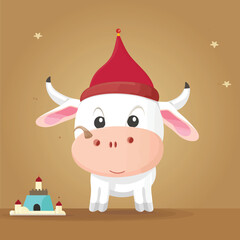 Free vector flat eid al-adha illustration with camel cow sheep and lanterns