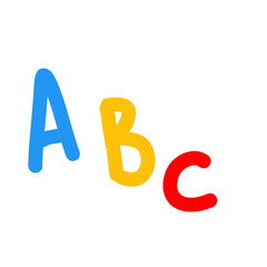 Doodle Abc School vectors