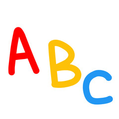 Doodle Abc School vectors