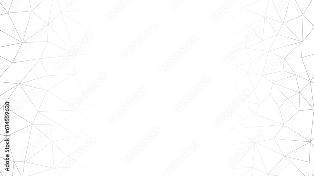 Aufkleber Abstract geometric background. Plexus mesh backdrop. Vector