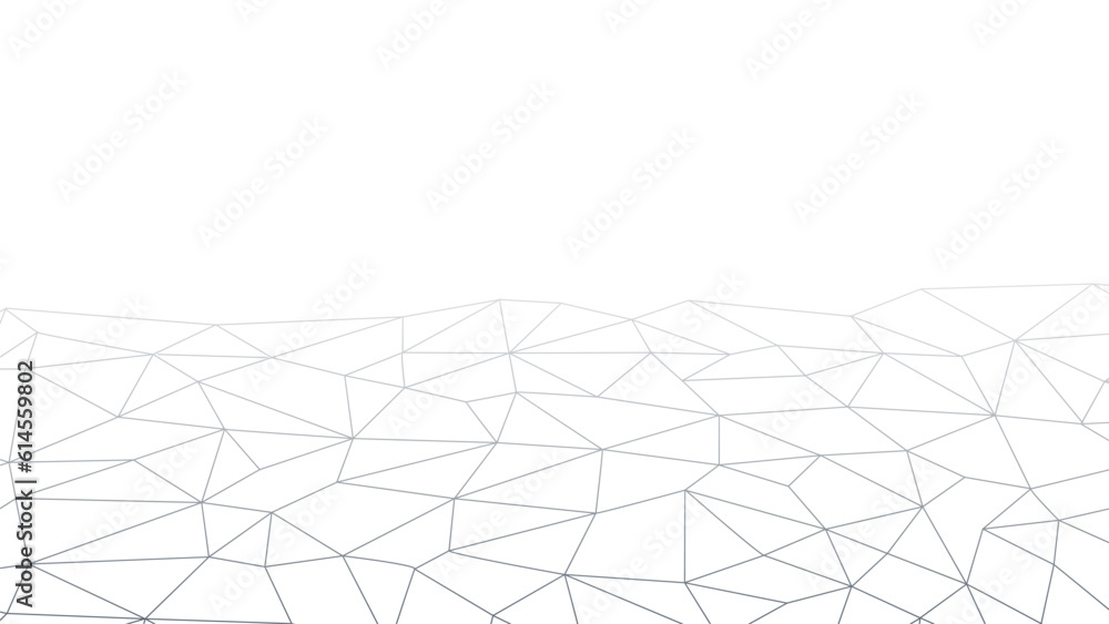 Leinwandbilder abstract geometric background. plexus mesh backdrop. vector