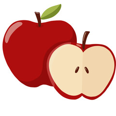 Red Apple fruit element