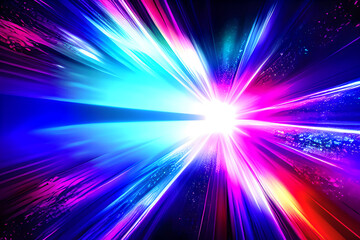 Obraz premium Capture the beauty of technology and artificial intelligence in abstract backgrounds. Created with generative AI technology.