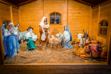 Szopka Bożonarodzeniowa | Christmas Nativity Scene - obrazy, fototapety, plakaty