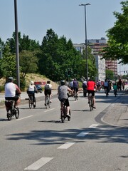 Fahrradsternfahrt durch Hamburg-Wilhelmsburg 2023