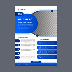 Business Flyer Template for Profile Company or Advertisement