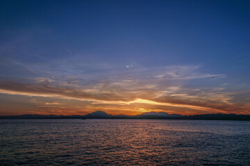 函館湾の夕景