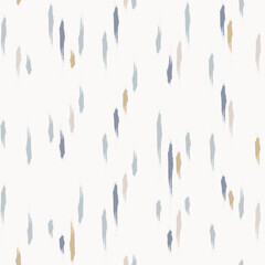 Stripes seamless vector pattern. French farmhouse linen texture. Shabby chic hand drawn background. Country kitchen print