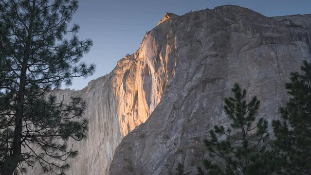 Time Lapse of Firefalls in Yosemite