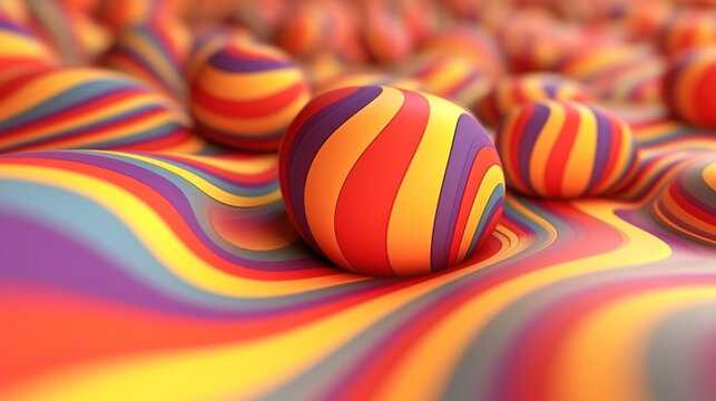 3d groovy style for background or wallpaper