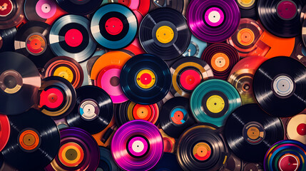 vinyl records