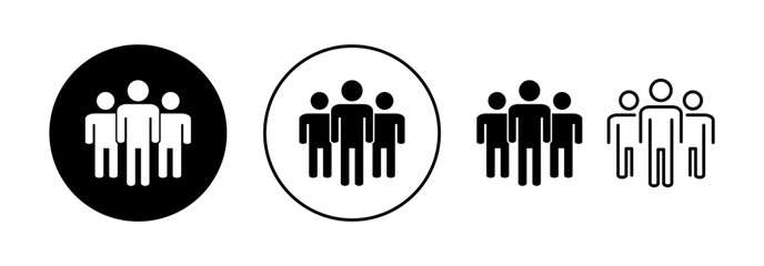 People icon vector for web and mobile app. person sign and symbol. User Icon vector