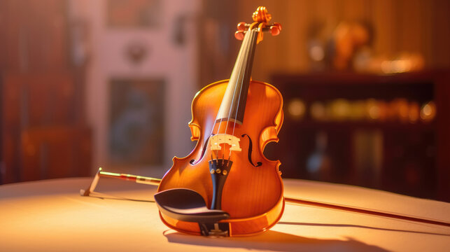Close up photo of violin