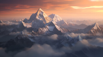 Timeless Majesty: Vintage Everest, Generative AI