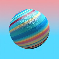 Obraz premium abstract color ball 3d.