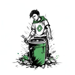 recycle concept vector