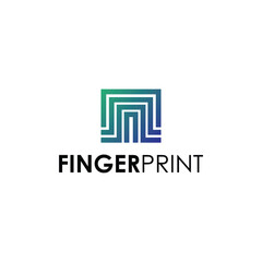 Finger Print Logo Symbols Design
